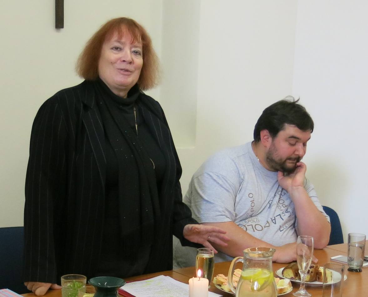 02 O.Nytrová pohovořila  o Pražském klubu spisovatelů