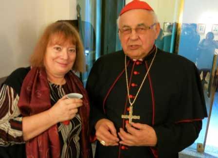 O.Nytrová a kardinál M.Vlk