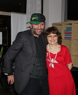 Michal s redaktorkou Devítky