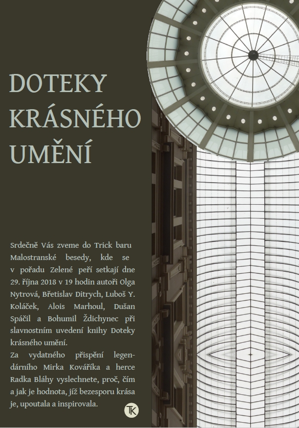 Doteky krásného umení v Malostranské besedě 29. 10. 2018