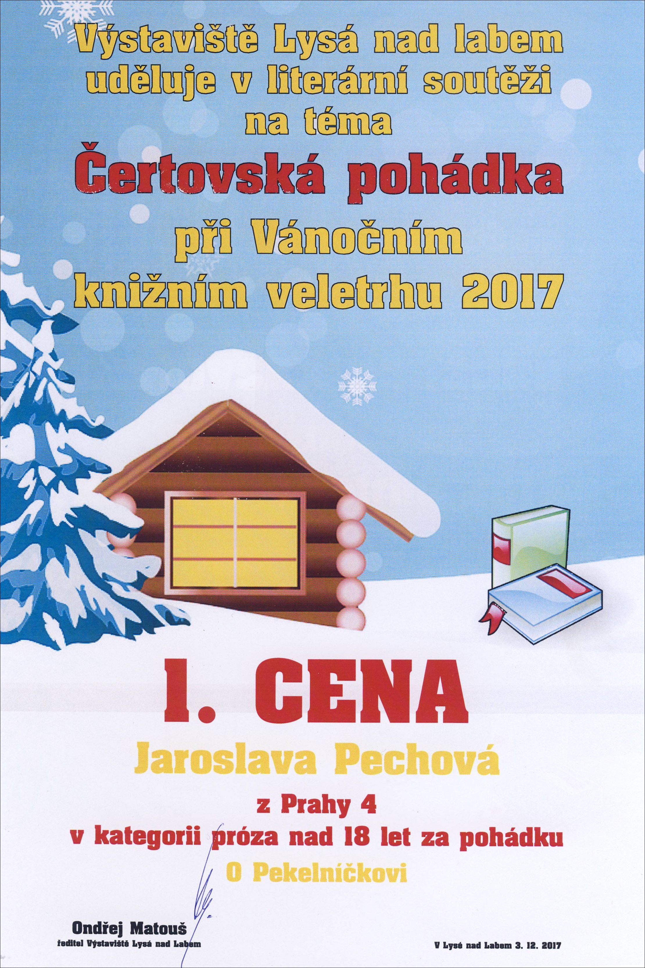 J. Pechová cena pohádka
