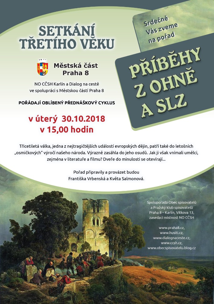 Příběhy ohně a slz v Karlíně 30.10. 