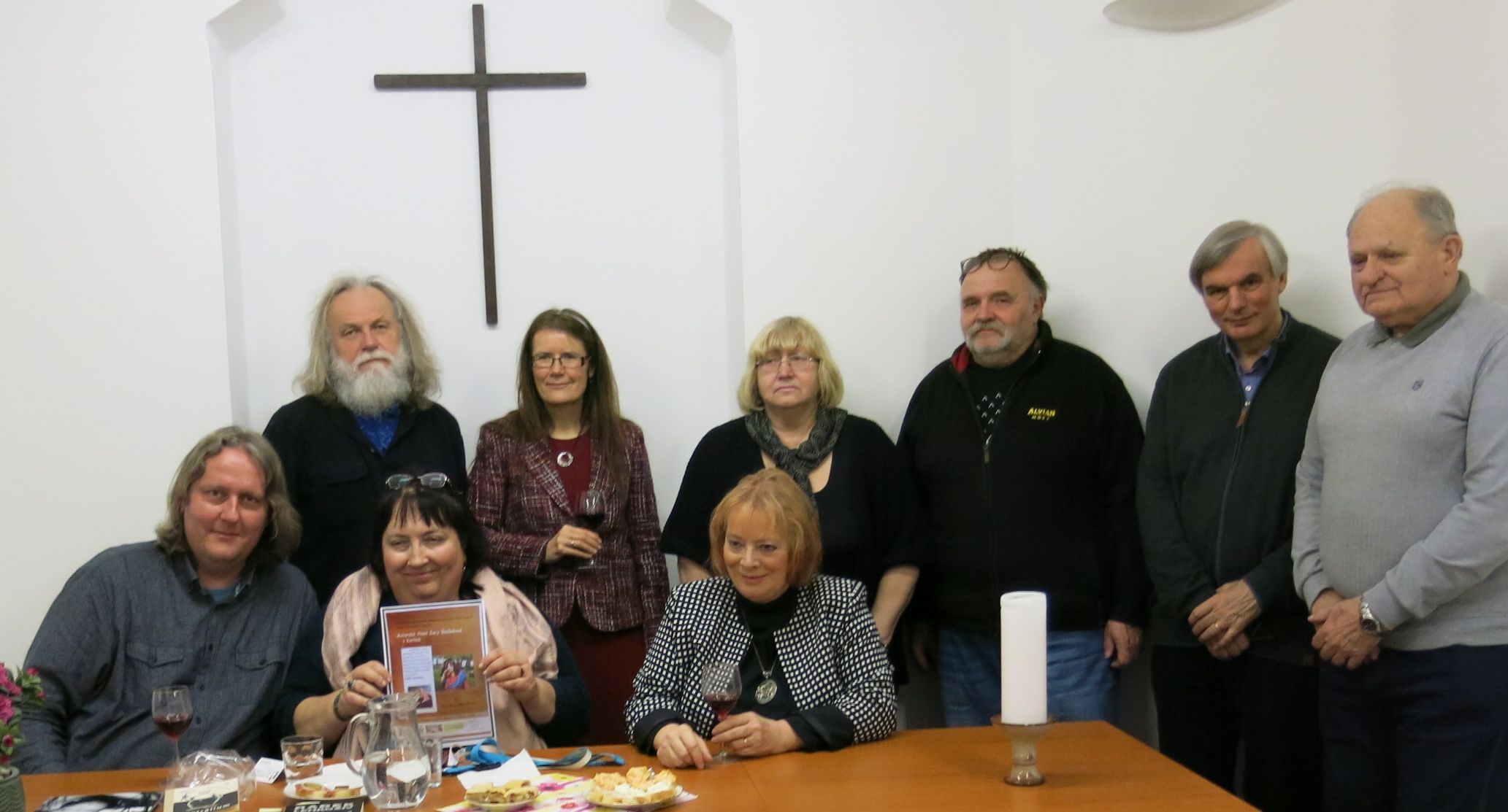 Z. Šimůnková a R. Lehkoživ v Karlíně s diváky