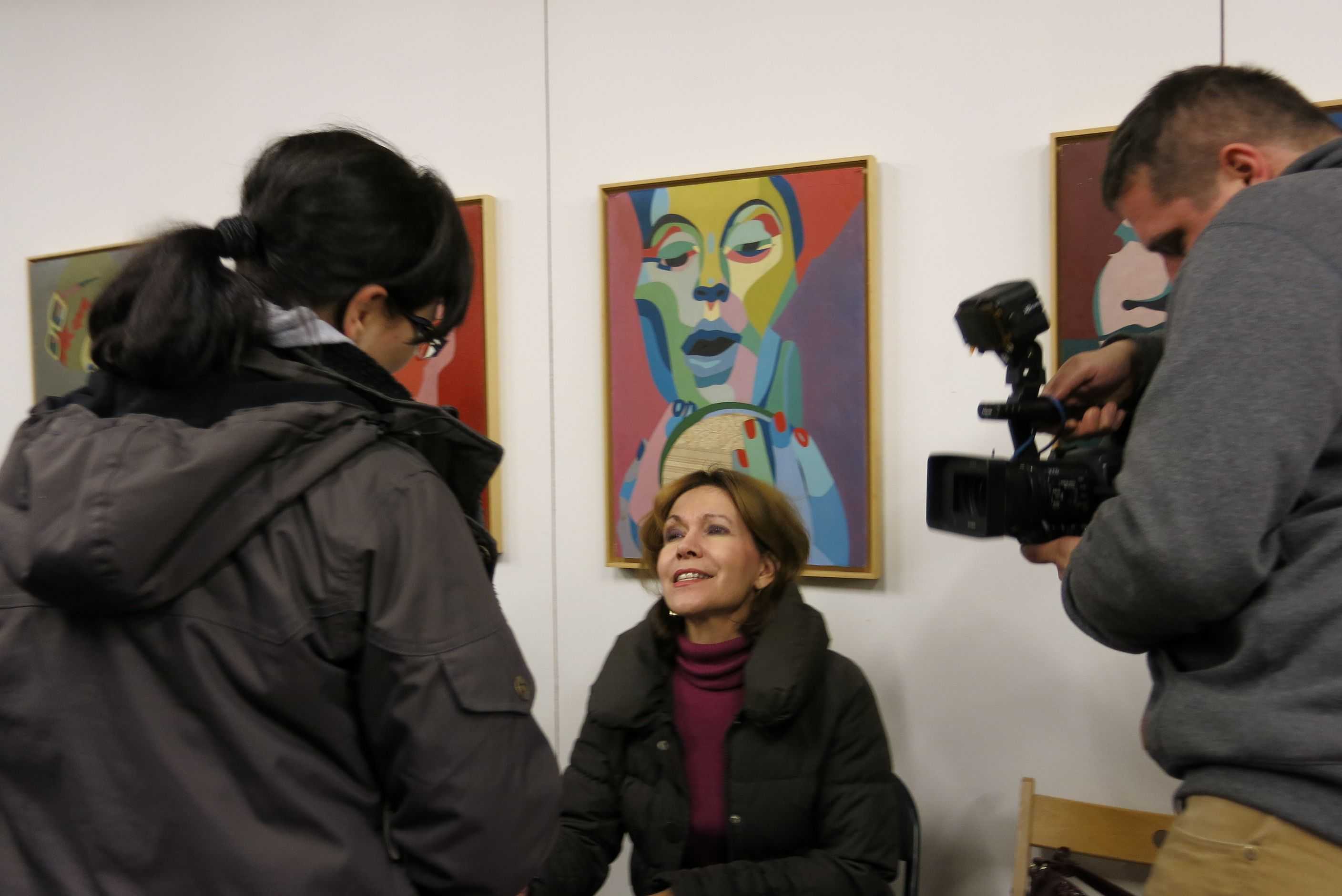 M. Dolinová na Ebrově autogramiádě