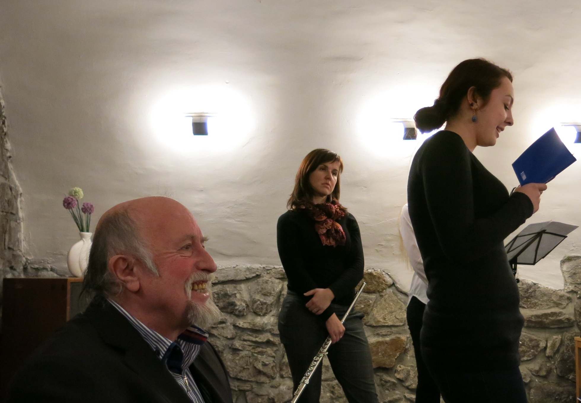 Michael Štojdl má z přednesu vnučky radost