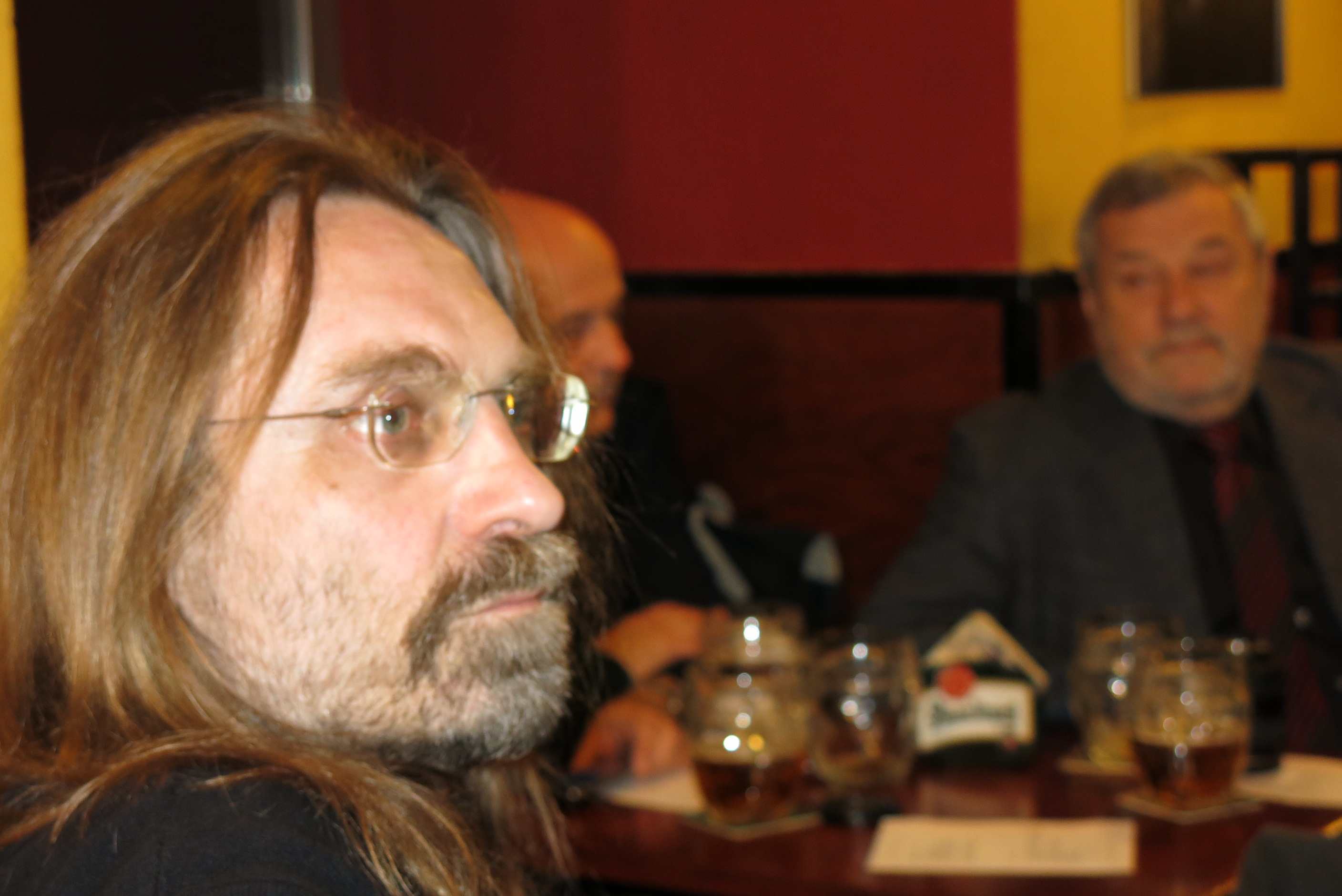 Luboš Y. Koláček v publiku