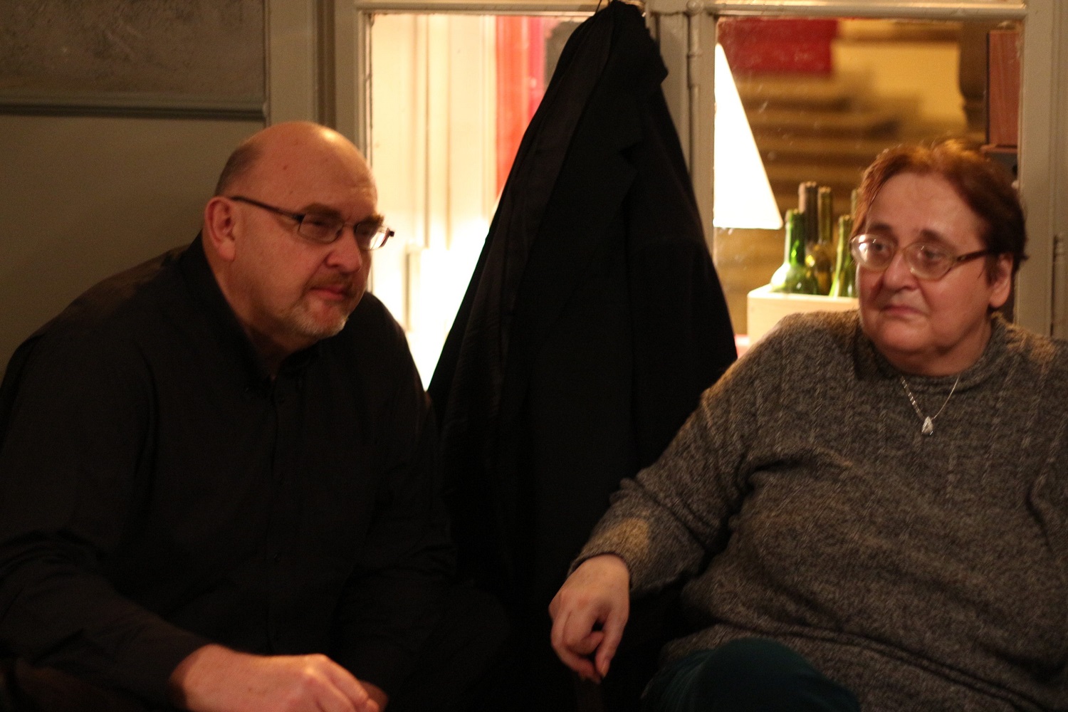 Dr. J. Vaníček a novinářka H. Burdová