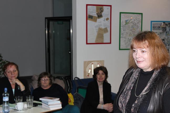 Olga Nytrová pozdravila přítomné jménem Obce spisovatelů