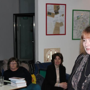 Olga Nytrová pozdravila přítomné jménem Obce spisovatelů