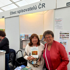 Daniela s paní Alenou Koukalovou, předsed.  Klubu přátel Švýcarska