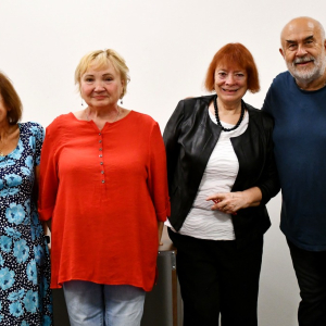 Jaroslava Málková, Vlasta Špinková, Olga Nytrová a Jiří Hlobil