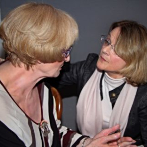 Irena Topinková s Táňou Medveckou
